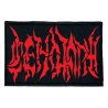 CENOTAPH - Logo PATCH (RED)