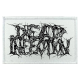 DEAD INFECTION - Logo PATCH (BLACK ON WHITE)