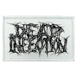 DEAD INFECTION - Logo PATCH (BLACK ON WHITE)