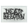 DEAD INFECTION - Logo PATCH (BLACK ON WHITE)