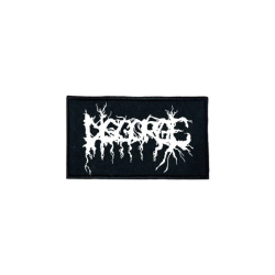 DISGORGE (MEX) - Logo PATCH (WHITE)