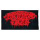 DISGORGED FOETUS - Logo PATCH (RED)