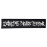 EXTREME NOISE TERROR - Logo PATCH (WHITE)