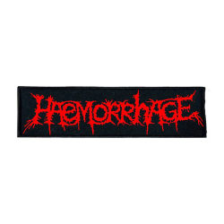 HAEMORRHAGE - Logo PATCH (RED)