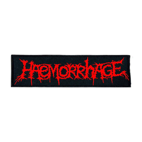 HAEMORRHAGE - Logo PATCH (RED)