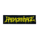 HAEMORRHAGE - Logo PATCH (YELLOW)