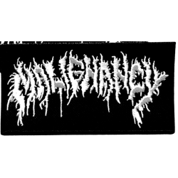 MALIGNANCY - Logo PATCH (WHITE)