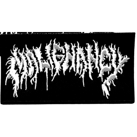 MALIGNANCY - Logo PATCH (WHITE)