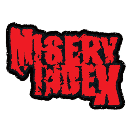MISERY INDEX - Logo PATCH (RED)