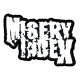 MISERY INDEX - Logo PATCH (WHITE)