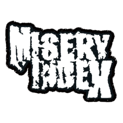 MISERY INDEX - Logo PATCH (WHITE)