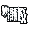 MISERY INDEX - Logo PATCH (WHITE)