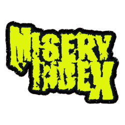 MISERY INDEX - Logo PATCH (YELLOW)