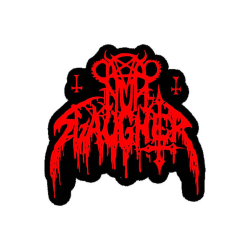 NUNSLAUGHTER - Logo (RED) PATCH