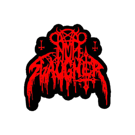 NUNSLAUGHTER - Logo (RED) PATCH