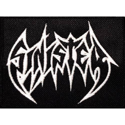 SINISTER - Logo PATCH (WHITE)