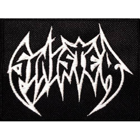 SINISTER - Logo PATCH (WHITE)