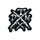 TXDM (TEXAS DEATH METAL) - Logo PATCH (WHITE)